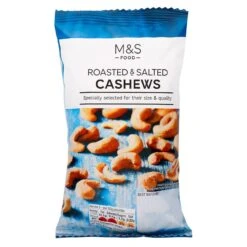 M&S Roasted & Salted Cashews 150g(M S Roasted Salted Cashews 150g)