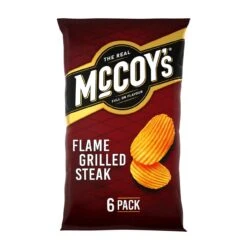 McCoy's Flame Grilled Steak Multipack Crisps 6 Per Pack(Mccoys Flame Grilled Steak Multipack Crisps 6 Per Pack)