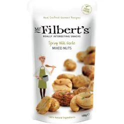 Mr Filbert's Spring Wild Garlic Mixed Nuts 100g(Mr Filberts Spring Wild Garlic Mixed Nuts 100g)