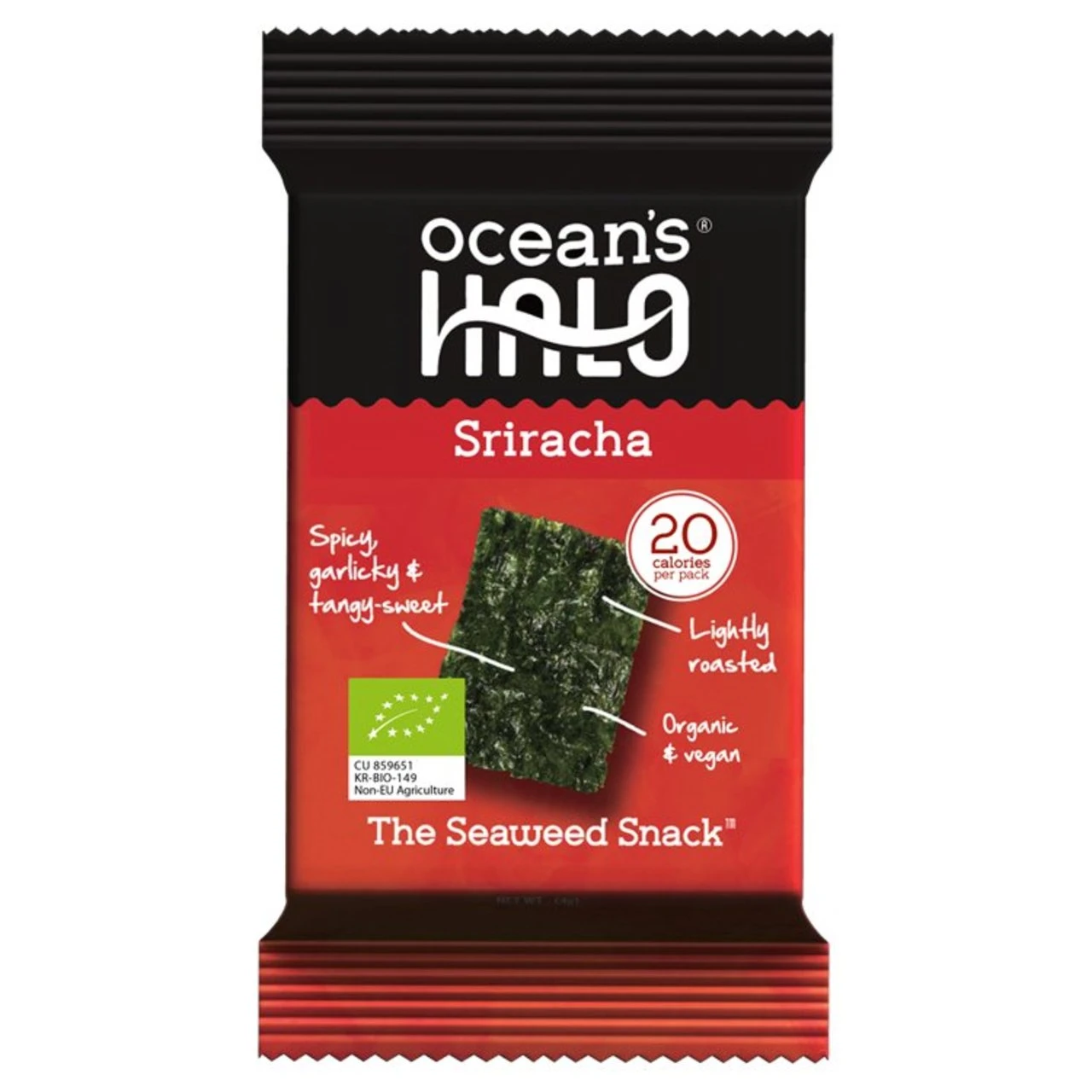 Ocean's Halo Sriracha Seaweed 4g(Oceans Halo Sriracha Seaweed 4g) 1 Ocean's Halo Sriracha Seaweed 4g(Oceans Halo Sriracha Seaweed 4g)