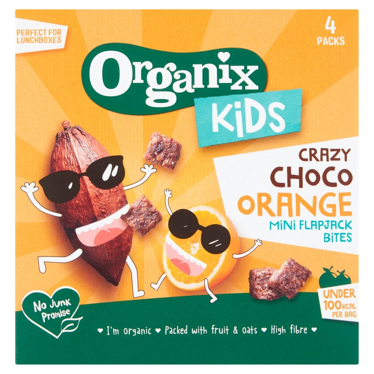 Organix Kids Crazy Choco Orange Mini Organic Flapjack Bites 4 X 23g(Organix Kids Crazy Choco Orange Mini Organic Flapjack Bites 4 X 23g) 1 Organix Kids Crazy Choco Orange Mini Organic Flapjack Bites 4 X 23g(Organix Kids Crazy Choco Orange Mini Organic Flapjack Bites 4 X 23g)