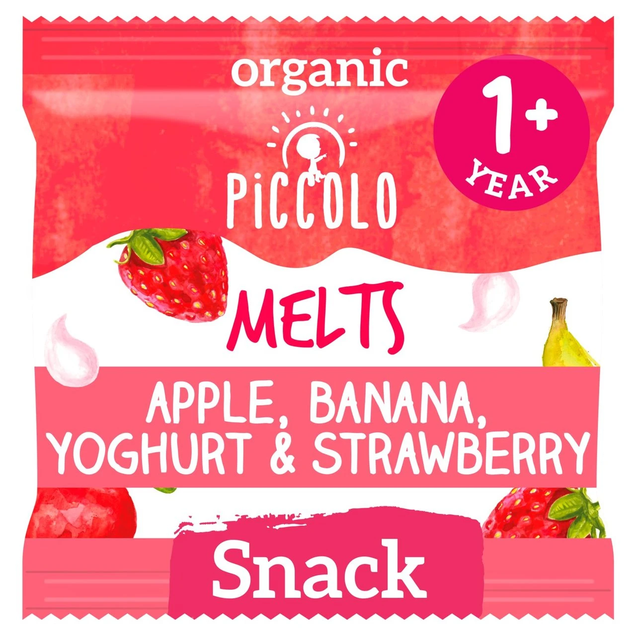 Piccolo Apple Banana Yoghurt & Strawberry Organic Melts 12 Mths+ 8g(Piccolo Apple Banana Yoghurt Strawberry Organic Melts 12 Mths 8g) 1 Piccolo Apple Banana Yoghurt & Strawberry Organic Melts 12 Mths+ 8g(Piccolo Apple Banana Yoghurt Strawberry Organic Melts 12 Mths 8g)