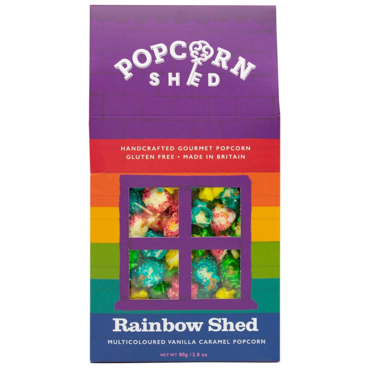 Popcorn Shed Rainbow Gourmet Popcorn 80g(Popcorn Shed Rainbow Gourmet Popcorn 80g) 1 Popcorn Shed Rainbow Gourmet Popcorn 80g(Popcorn Shed Rainbow Gourmet Popcorn 80g)