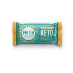 Pulsin Choc Fudge & Peanut Vegan Keto Bar 50g(Pulsin Choc Fudge Peanut Vegan Keto Bar 50g)