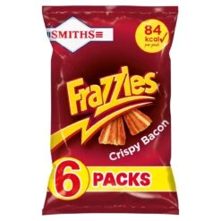 Smiths Frazzles Crispy Bacon Snacks 6 Per Pack(Smiths Frazzles Crispy Bacon Snacks 6 Per Pack)