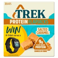 Trek Salted Caramel Protein Flapjacks 3 X 50g(Trek Salted Caramel Protein Flapjacks 3 X 50g)