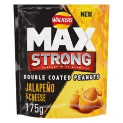 Walkers Max Strong Nuts Jalapeno & Cheese 175g(Walkers Max Strong Nuts Jalapeno Cheese 175g)