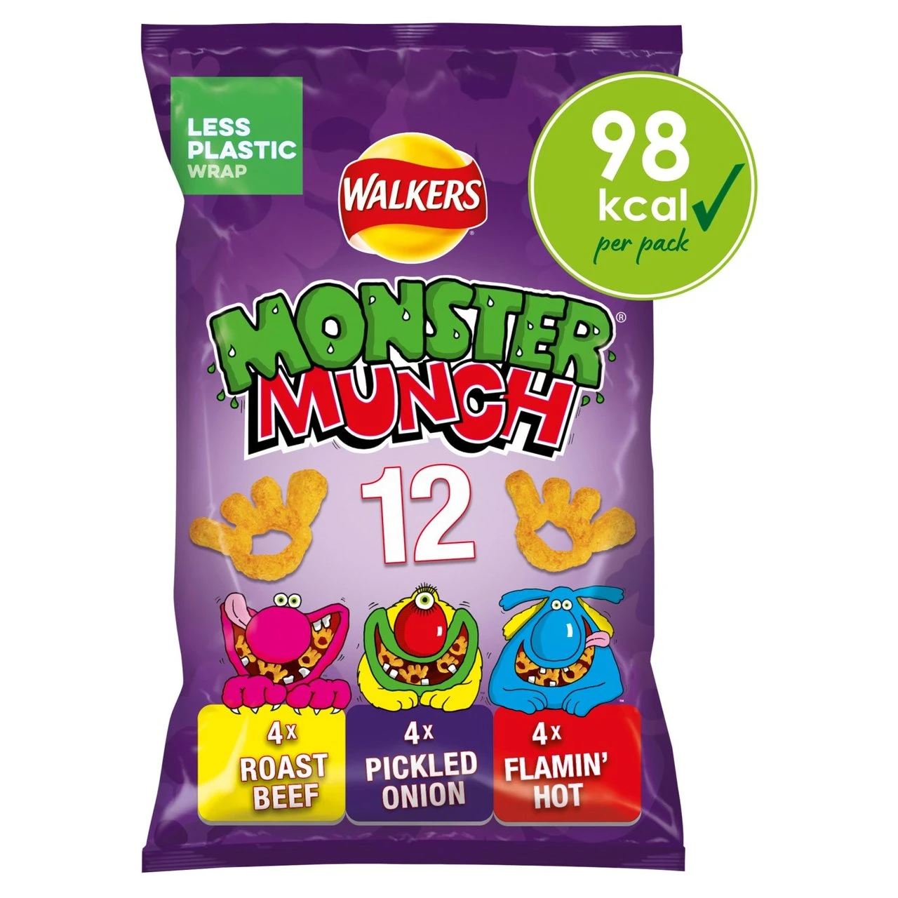 Walkers Monster Munch Variety Snacks 12 Per Pack(Walkers Monster Munch Variety Snacks 12 Per Pack) 1 Walkers Monster Munch Variety Snacks 12 Per Pack(Walkers Monster Munch Variety Snacks 12 Per Pack)