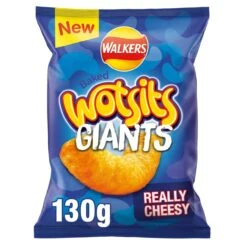 Walkers Wotsits Giants Cheese Crisps 130g(Walkers Wotsits Giants Cheese Crisps 130g)