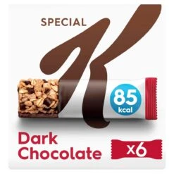 Kellogg's Special K Dark Chocolate Cereal Bars 6 Per Pack(Kelloggs Special K Dark Chocolate Cereal Bars 6 X 21g)