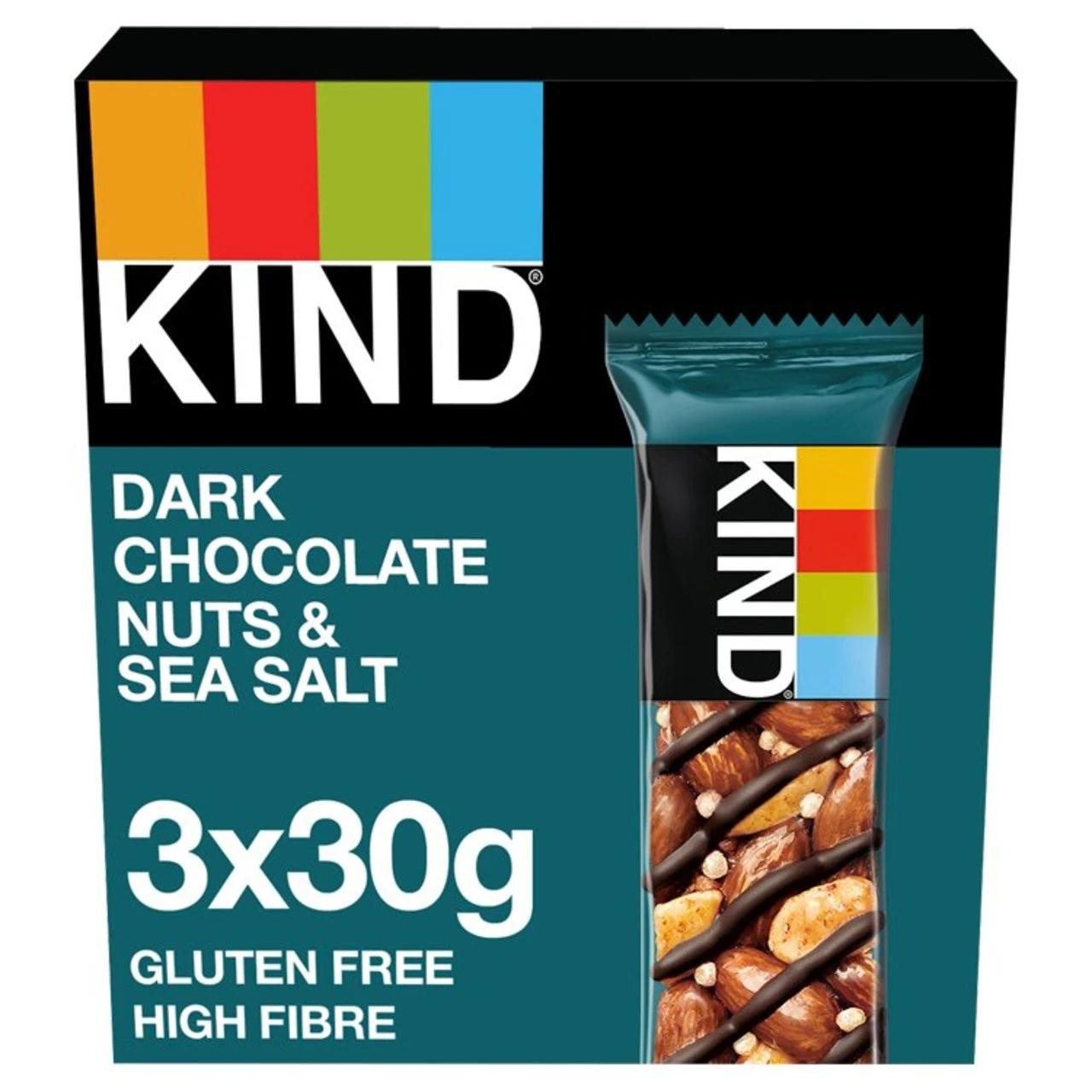 KIND Dark Chocolate Nuts & Sea Salt Multipack 3 X 30g(Kind Dark Chocolate Nuts Sea Salt Multipack 3 X 30g) 1 KIND Dark Chocolate Nuts & Sea Salt Multipack 3 X 30g(Kind Dark Chocolate Nuts Sea Salt Multipack 3 X 30g)