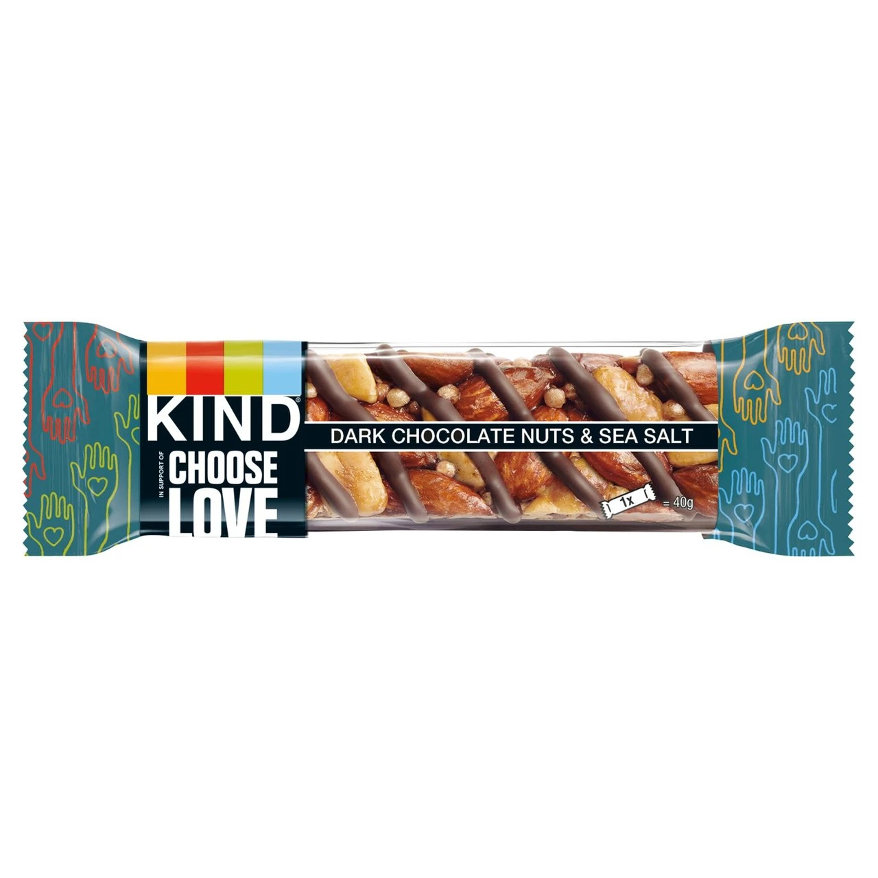 KIND Dark Chocolate Nuts & Sea Salt Snack Bar 40g(Kind Dark Chocolate Nuts Sea Salt Snack Bar 40g) 1 KIND Dark Chocolate Nuts & Sea Salt Snack Bar 40g(Kind Dark Chocolate Nuts Sea Salt Snack Bar 40g)