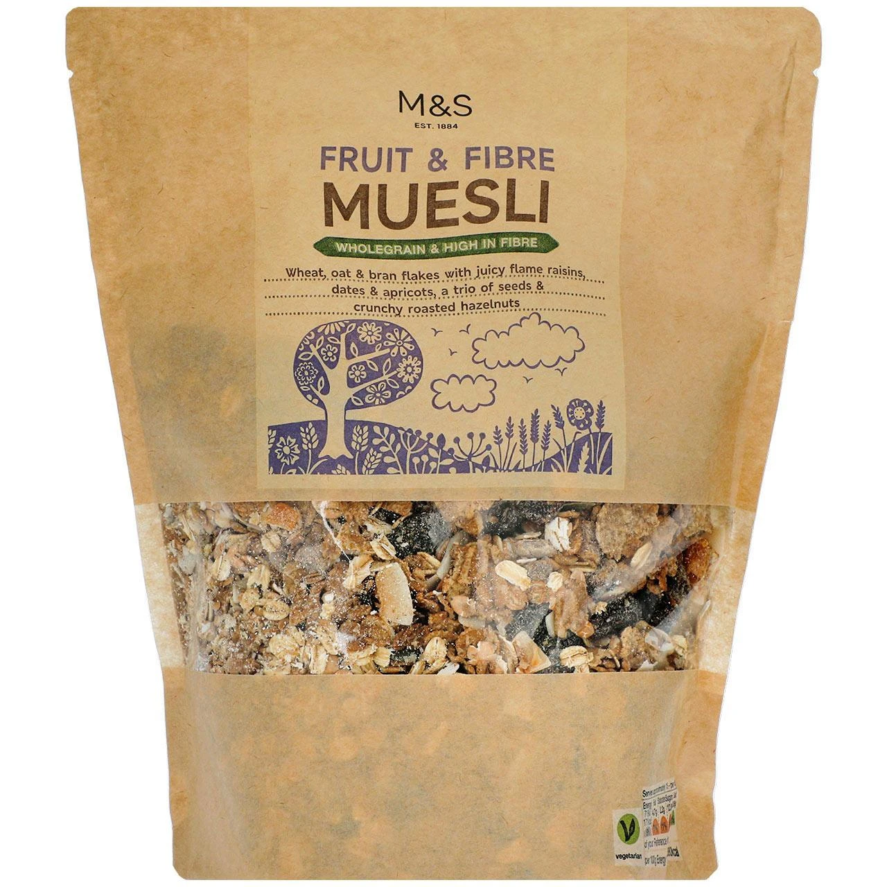 M&S Fruit & Fibre Muesli 700g(M S Fruit Fibre Muesli 700g) 1 M&S Fruit & Fibre Muesli 700g(M S Fruit Fibre Muesli 700g)