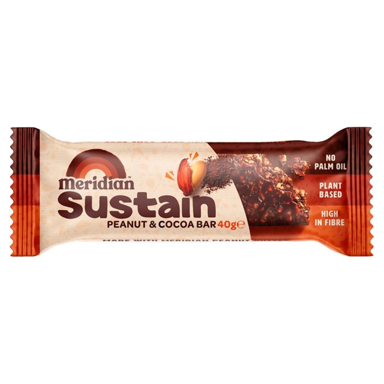 Meridian Peanut & Cocoa Bar 40g(Meridian Peanut Cocoa Bar 40g) 1 Meridian Peanut & Cocoa Bar 40g(Meridian Peanut Cocoa Bar 40g)