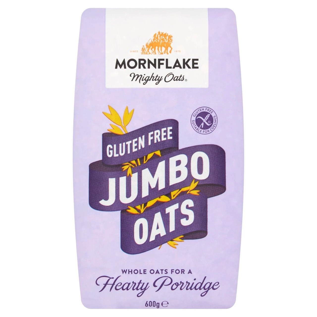 Mornflake Gluten Free Jumbo Oats 600g(Mornflake Gluten Free Jumbo Oats 600g) 1 Mornflake Gluten Free Jumbo Oats 600g(Mornflake Gluten Free Jumbo Oats 600g)