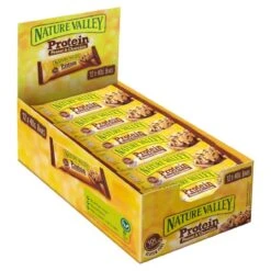 Nature Valley Protein Peanut & Chocolate Cereal Bars 12 X 40g(Nature Valley Protein Peanut Chocolate Cereal Bars 12 X 40g)