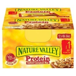 Nature Valley Protein Salted Caramel Nut Cereal Bars 12 X 40g(Nature Valley Protein Salted Caramel Nut Cereal Bars 12 X 40g)