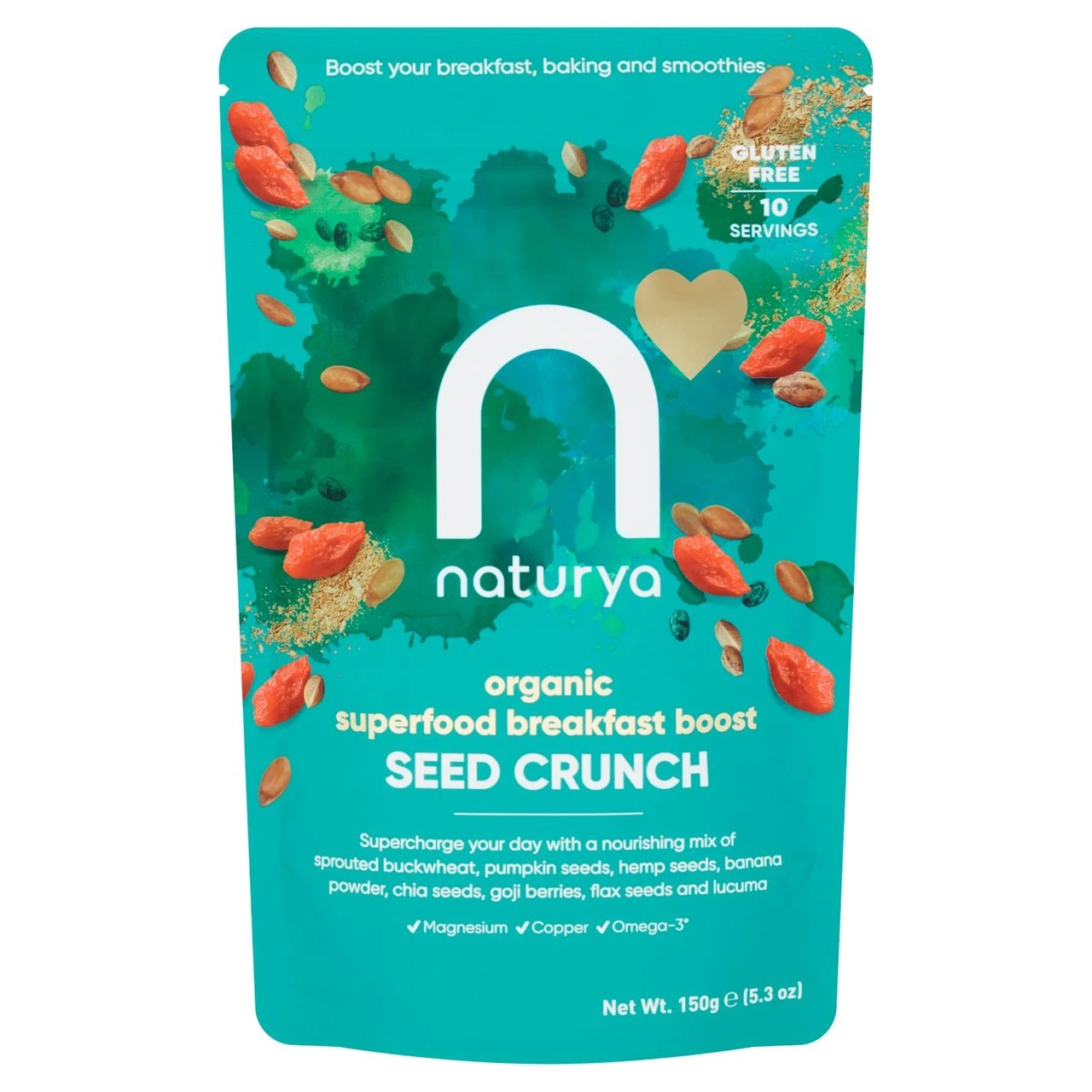 Naturya Organic Breakfast Boost Seed Crunch 150g(Naturya Organic Breakfast Boost Seed Crunch 150g) 1 Naturya Organic Breakfast Boost Seed Crunch 150g(Naturya Organic Breakfast Boost Seed Crunch 150g)