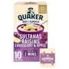 Quaker Oat So Simple Sultanas & Raisins Fruit Porridge 10 X 38.5g(Quaker Oat So Simple Sultanas Raisins Fruit Porridge 10 X 38 5g)