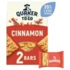 Quaker Porridge To Go Cinnamon Breakfast Bars 2 X 55g(Quaker Porridge To Go Cinnamon Breakfast Bars 2 X 55g)