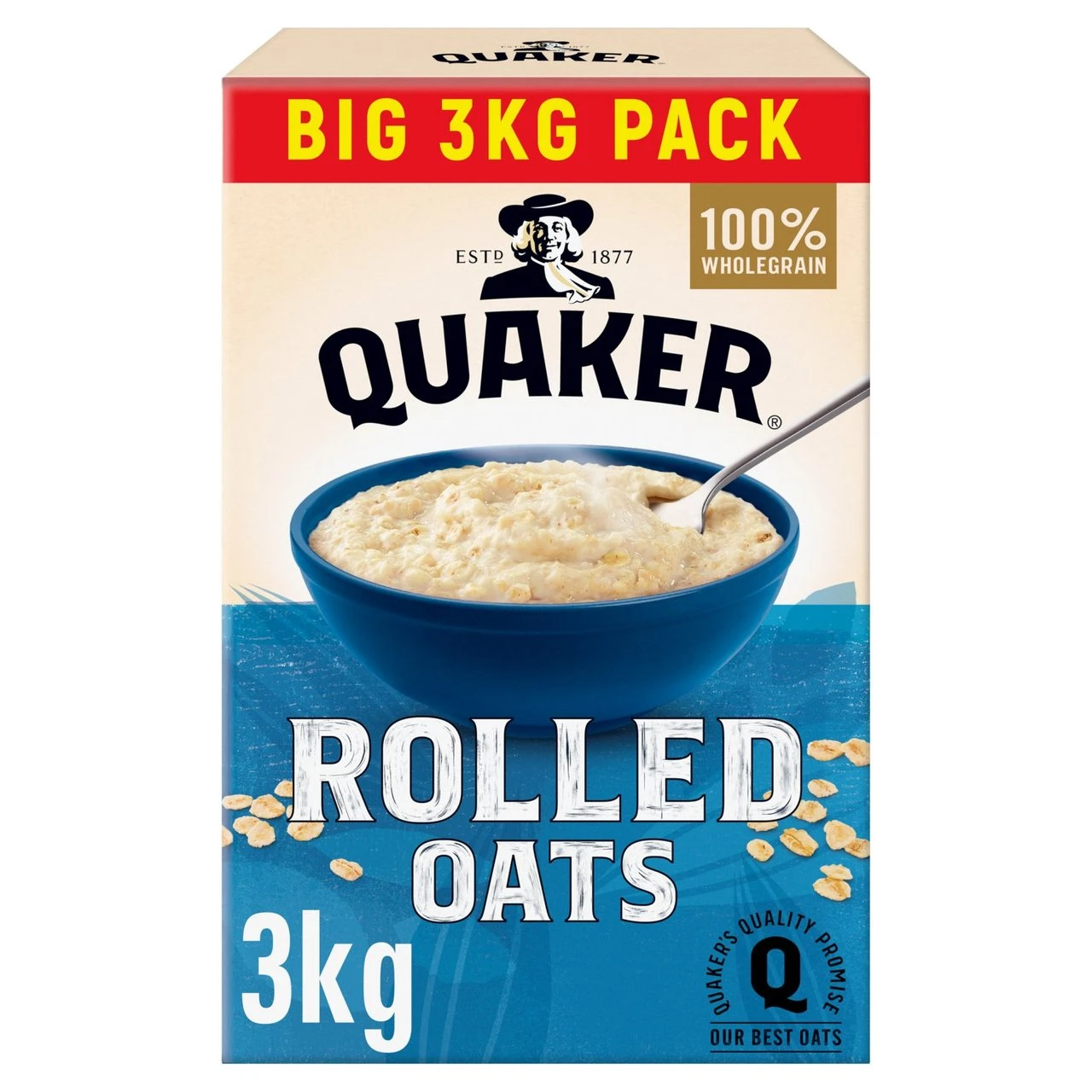 Quaker Rolled Oats Porridge 3kg(Quaker Rolled Oats Porridge 3kg) 1 Quaker Rolled Oats Porridge 3kg(Quaker Rolled Oats Porridge 3kg)