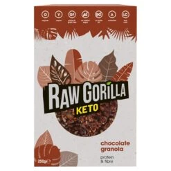 Raw Gorilla Keto Chocolate Granola 250g(Raw Gorilla Keto Chocolate Granola 250g)