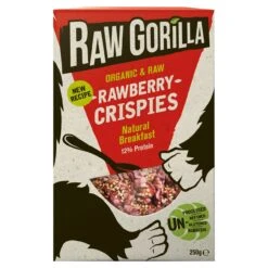 Raw Gorilla Rawberry Crispies 250g(Raw Gorilla Rawberry Crispies 250g)