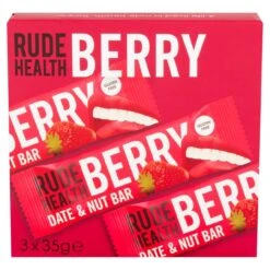 Rude Health Berry Bar Multipack 3 X 35g(Rude Health Berry Bar Multipack 3 X 35g)