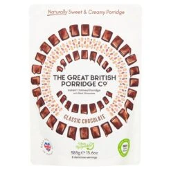 The Great British Porridge Co Classic Chocolate Porridge 385g(The Great British Porridge Co Classic Chocolate Porridge 385g)