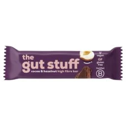 The Gut Stuff Good Fibrations Cocoa & Hazelnut High Fibre Bar 35g(The Gut Stuff Good Fibrations Cocoa Hazelnut High Fibre Bar 35g)