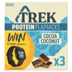 Trek Cocoa Coconut Protein Flapjacks 3 X 50g(Trek Cocoa Coconut Protein Flapjacks 3 X 50g)
