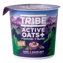 TRIBE Instant Breakfast Oats Pot Choc Hazelnut 60g(Tribe Instant Breakfast Oats Pot Choc Hazelnut 60g)