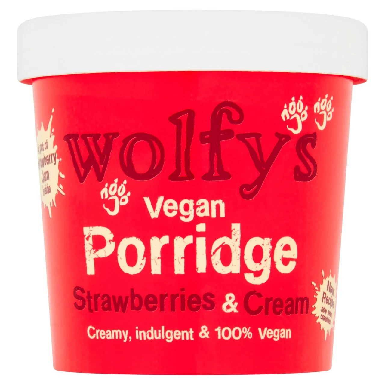 Wolfy's Vegan Strawberries & Cream Porridge 84g(Wolfys Vegan Strawberries Cream Porridge 84g) 1 Wolfy's Vegan Strawberries & Cream Porridge 84g(Wolfys Vegan Strawberries Cream Porridge 84g)