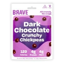 Brave Roasted Chickpeas Dark Chocolate 30g(Brave Roasted Chickpeas Dark Chocolate 30g)