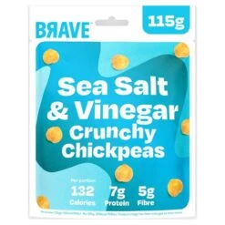 Brave Roasted Chickpeas Salt & Vinegar Sharing 115g(Brave Roasted Chickpeas Salt Vinegar Sharing 115g)