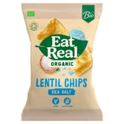 Eat Real Organic Lentil Salted Chips Sharing Bag 100g(Eat Real Organic Lentil Salted Chips Sharing Bag 100g)