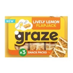 Graze Lively Lemon Flapjack Snack Packs 3 X 53g(Graze Lively Lemon Flapjack Snack Packs 3 X 53g)