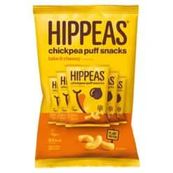 Hippeas Chickpea Puffs Take It Cheesy Multipack 5 X 15g(Hippeas Chickpea Puffs Take It Cheesy Multipack 5 X 15g)