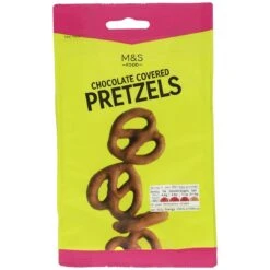 M&S Chocolate Coated Pretzels 95g(M S Chocolate Coated Pretzels 95g)