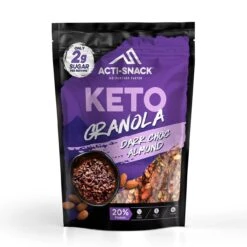 Acti Snack Keto Dark Choc Almond Granola 300g(Acti Snack Keto Dark Choc Almond Granola 300g)