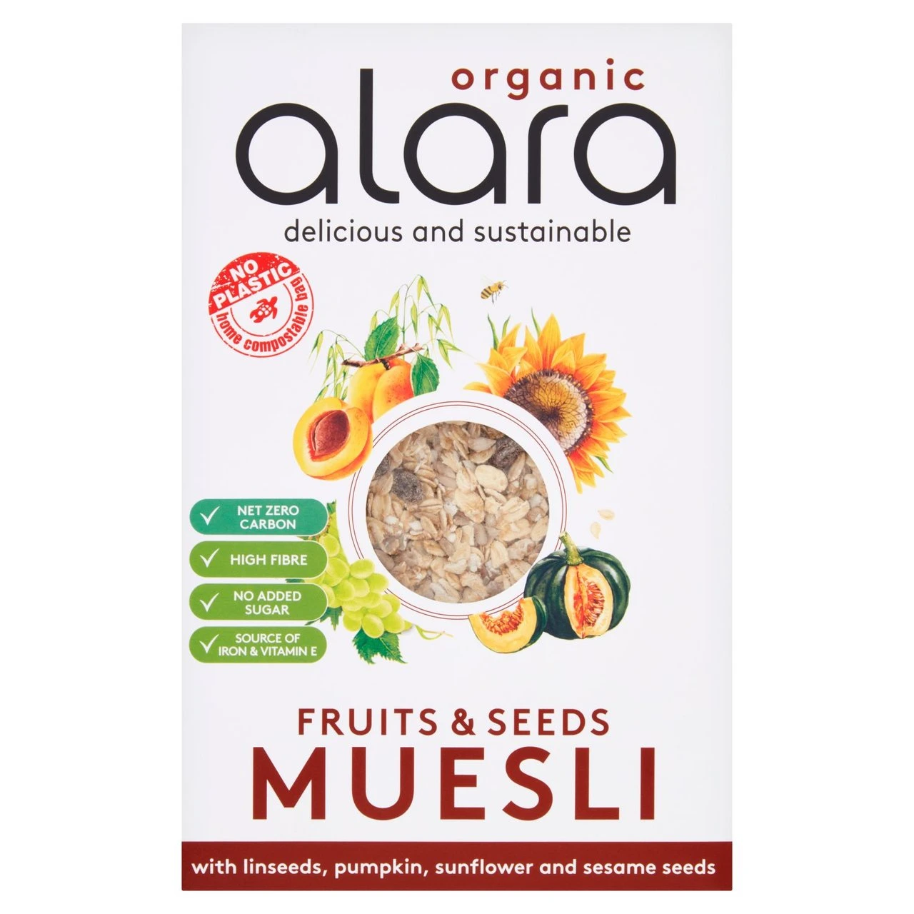 Alara Organic Fruits & Seeds Muesli 650g(Alara Organic Fruits Seeds Muesli 650g) 1 Alara Organic Fruits & Seeds Muesli 650g(Alara Organic Fruits Seeds Muesli 650g)