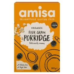 Amisa Organic Gluten Free Four Grain Porridge 300g(Amisa Organic Gluten Free Four Grain Porridge 300g)