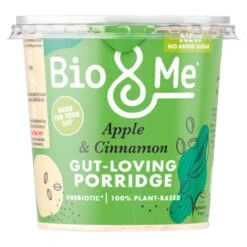 Bio & Me Apple & Cinnamon Gut Loving Porridge Pot 58g(Bio Me Apple Cinnamon Gut Loving Porridge Pot 58g)