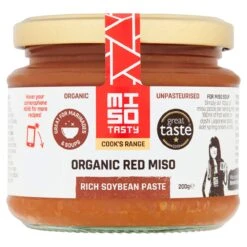Miso Tasty Organic Red Aka Miso Cooking Paste 200g(Miso Tasty Organic Red Aka Miso Cooking Paste 200g)