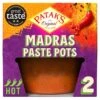 Patak's Madras Curry Paste Pot 2 X 70g(Pataks Madras Curry Paste Pot 2 X 70g)