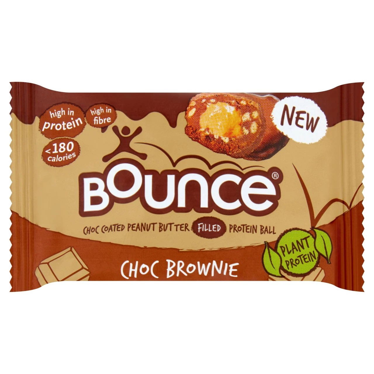 Bounce Dipped Choc Brownie Protein Ball 40g(Bounce Dipped Choc Brownie Protein Ball 40g) 1 Bounce Dipped Choc Brownie Protein Ball 40g(Bounce Dipped Choc Brownie Protein Ball 40g)
