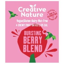 Creative Nature Berry Blend Fruit Oatie Bar 4 X 38g(Creative Nature Berry Blend Fruit Oatie Bar 4 X 38g)