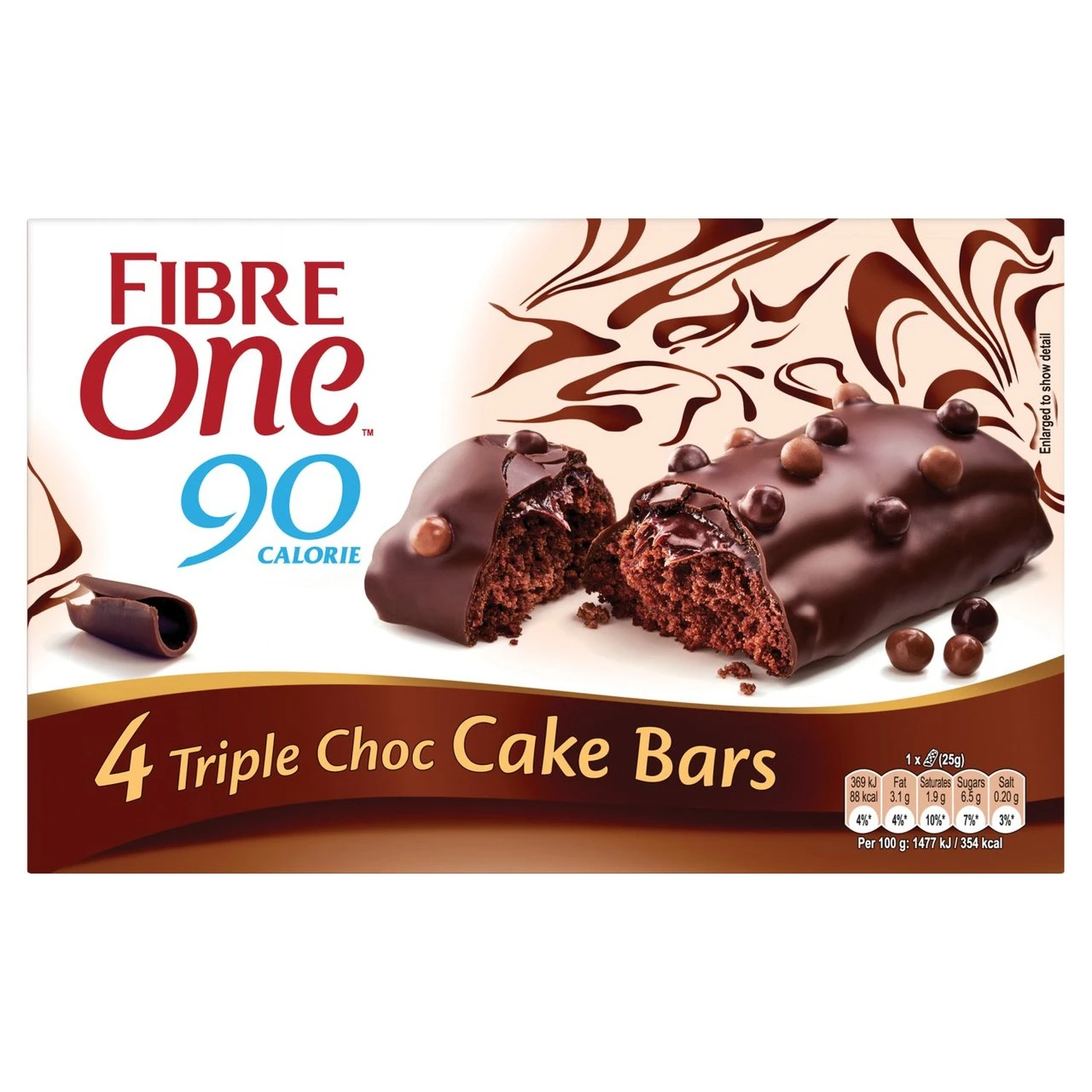 Fibre One 90 Calorie Triple Choc Cake Bars 4 X 25g(Fibre One 90 Calorie Triple Choc Cake Bars 4 X 25g) 1 Fibre One 90 Calorie Triple Choc Cake Bars 4 X 25g(Fibre One 90 Calorie Triple Choc Cake Bars 4 X 25g)