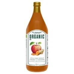 Eat Wholesome Organic Turmeric & Cinnamon Raw Apple Cider Vinegar 1L(Eat Wholesome Organic Turmeric Cinnamon Raw Apple Cider Vinegar 1l)