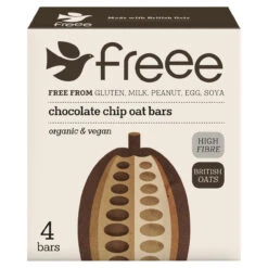 Doves Farm Freee Organic Gluten Free Chocolate Chip Oats Bars 4 X 35g(Doves Farm Freee Organic Gluten Free Chocolate Chip Oats Bars 4 X 35g)